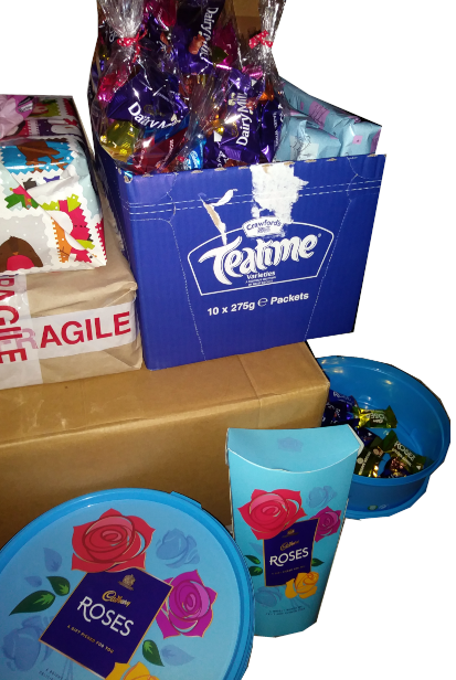 Well deserved treats Treats for our thank you hampers